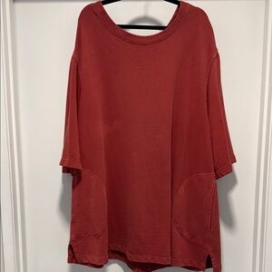 Free People Beach Coral Knit Dress